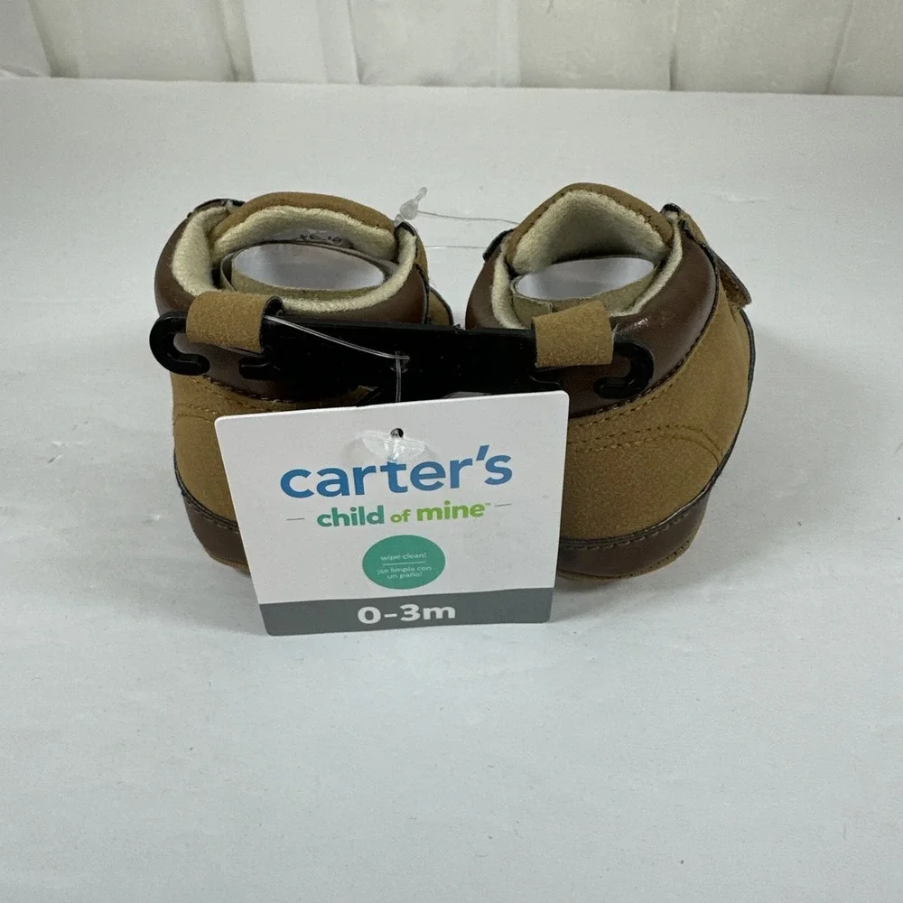 Carter's Child of Mine Brown Shoes For Baby 0-3 Months